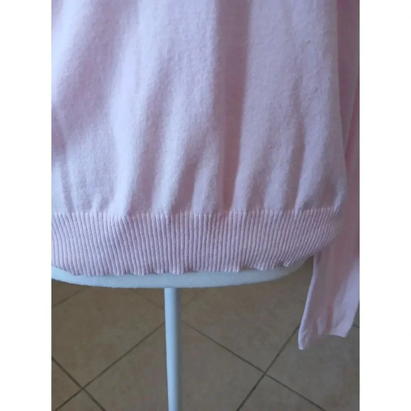 Gap Womens Ligth Sweater Size Large Pink Long Sleeve Round Neck - Picture 8 of 16